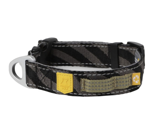 Halsbånd Roam Black Ripple - L