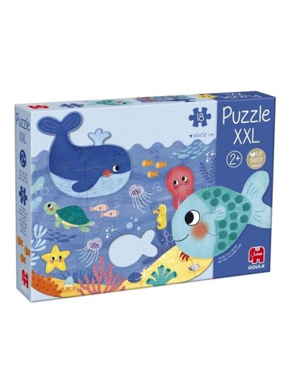 Jumbo Goula Puzzle XXL Ocean 18 Pcs. Gulv