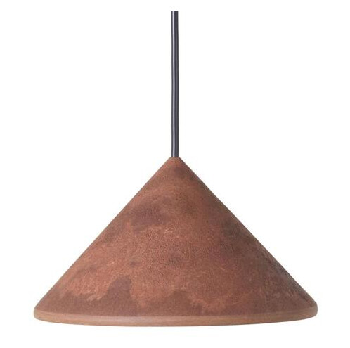 Mater Terra Taklampe Kaffeavfall Rustrød
