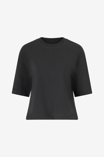 Gina Tricot Topp Basic Boxy Tee Svart