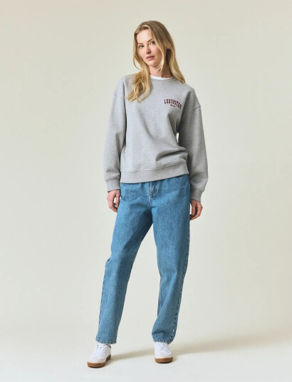 Lexington Clothing Logo Sweatshirt - Grey - L Lexington Clothing Logo Sweatshirt - Grey - L