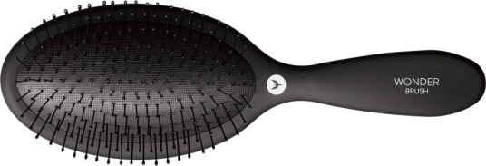 HH Simonsen Wonder Brush Black Sort  Hairbrush Hårpleie Hårbørster Hårbørster