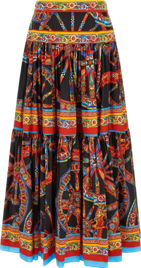 Dolce & Gabbana Dame Skjørt Flerfarget M,