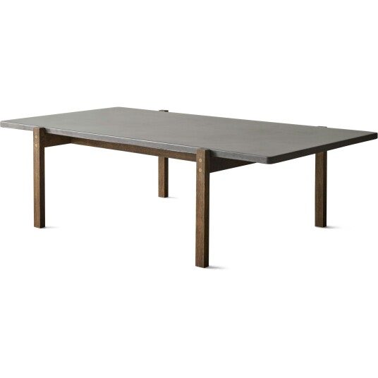 Eberhart Eugene Salongbord 70x125 Cm Mørk Betong / Mørk   Sofabord Eik Dark Oak   EUGE 102 102