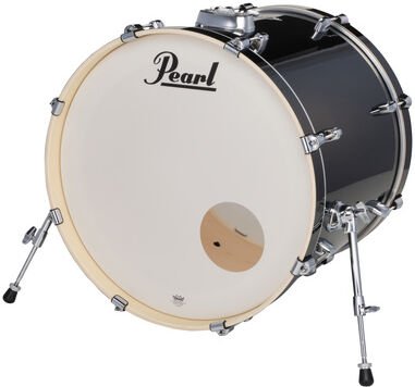 Pearl 22"x18" Export BD Jet Black