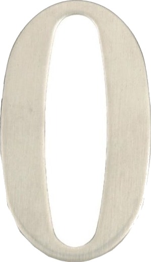 Extralink Dørnummer 0 Ss-0 62 Mm Rustfritt Stål Extralink Dørnummer 0 Ss-0 62 Mm Rustfritt Stål