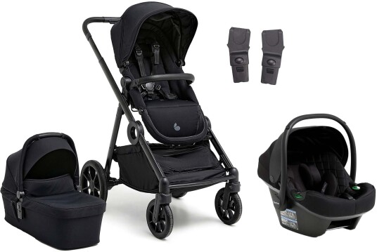 Beemoo Pro Multi 2 Duovogn inkl Route i-Size Babybilstol Coffee Black/Black Stone
