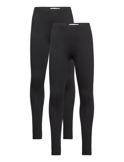 Minymo Basic Leggings (2 Pack) Black 116