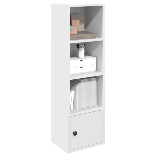 Bokhylle hvit 31x24x102 cm konstruert tre Bokhylle hvit 31x24x102 cm konstruert tre