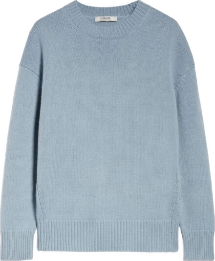 Max Mara Studio Dame Strikkevarer Blå S,
