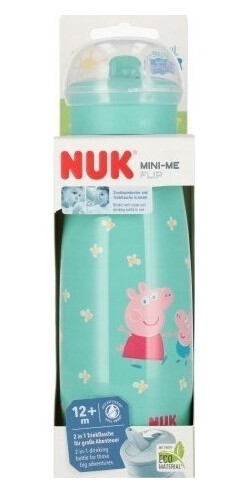 Nuk Mini Me Drikkeflasker Peppa Pig 450Ml Grønn