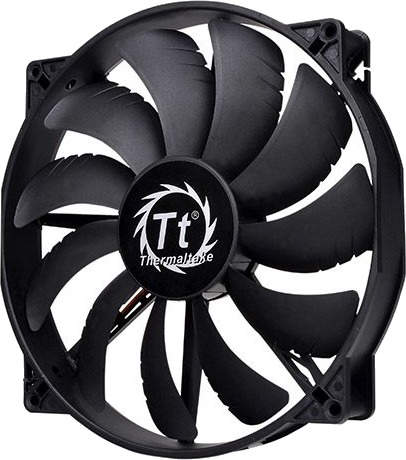 Thermaltake Pure 20 200mm Kabinettvifte Svart med 800 RPM Thermaltake Pure 20 200mm Kabinettvifte Svart med 800 RPM