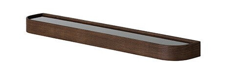 Audo Copenhagen   Epoch Hylle w/Klesstativ L118 Mørk Stained Eik/Svart   Lampemesteren