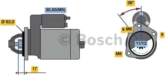 BOSCH 0 986 022 790 Starter BOSCH 0 986 022 790 Starter