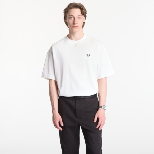 Fred Perry Back Print Laurel Wreath Tee White M Fred Perry Back Print Laurel Wreath Tee White M