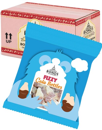 20 stk Fizzy Cola Bottles   Bonds of London   Hel Eske 1 kg UK