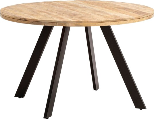 Spisebord Wohnling rundt massivt tre moderne landlig stil 120 cm 120 cm Spisebord Wohnling rundt massivt tre moderne landlig stil 120 cm 120 cm