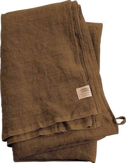 Lovely Linen Strandhåndkle Lovely i vasket lin Brun Lovely Linen Strandhåndkle Lovely i vasket lin Brun