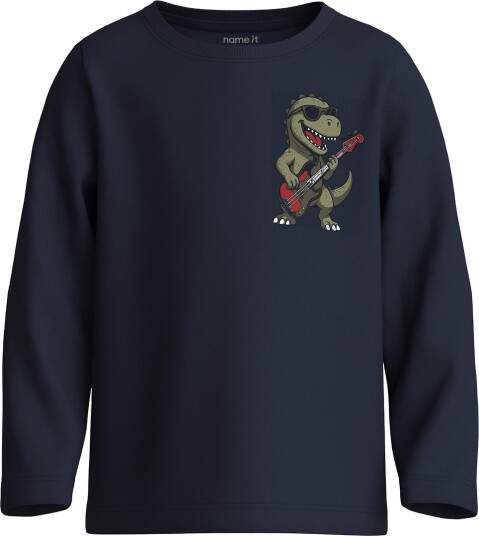 Name It Genser - NmmVekst - Navy Blazer/Dino Music - Name It - 1½ år (86) - Genser Blå Marineblå