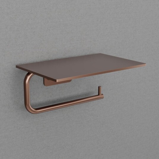 Scandtap Style Toalettrullholder med Hylle Amber