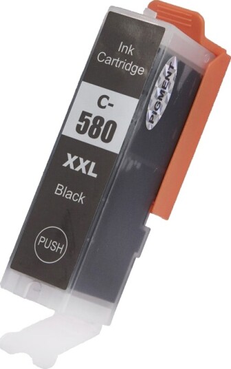 Blekkpatron til Canon-skrivere PGI-580BK XXL svart / kompatibel patron / 25,7 ml / 1970C001