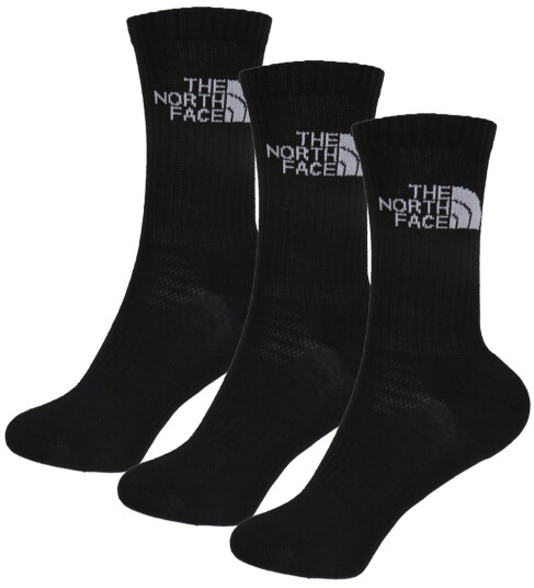 The North Face Multi Sport Cushion Crew Socks 3-Pack TNF Black XS (35-37)