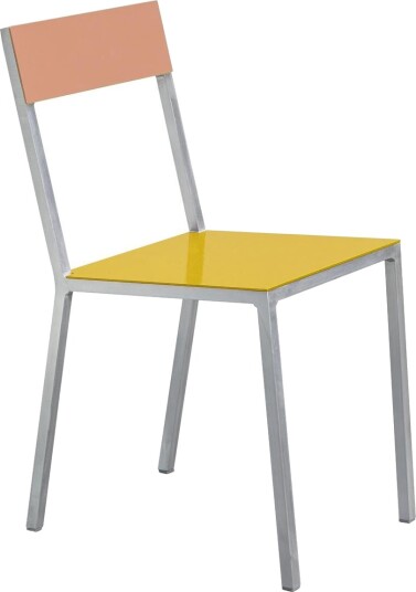 Valerie Objects Alu Spisestol Gul/ Rosa