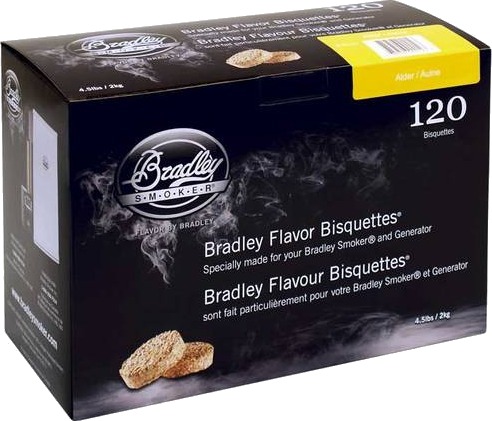 Bradley Røykbriketter Alder 120 stk til Røykovn Bradley Røykbriketter Alder 120 stk til Røykovn
