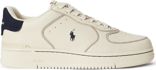 Polo Ralph Lauren Masters Court Leather Sneaker   Cream   41