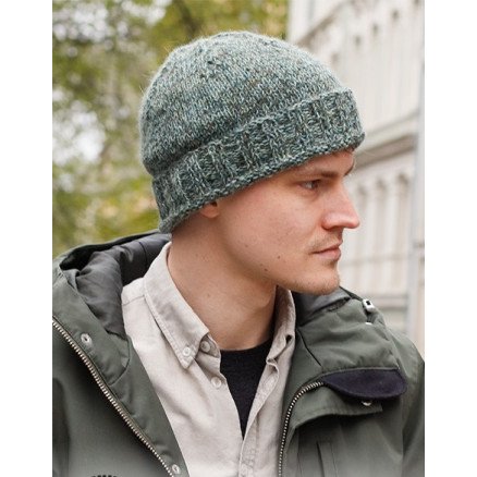 Sea Crest Hat by DROPS Design Lue Strikkeoppskrift str S M L XL