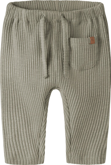 Lil"Atelier Nbmrajo Man Loose Pant Lil Khaki green 80