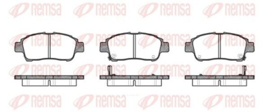 Bremseklosser REMSA 0712.02 Bremseklosser REMSA 0712.02