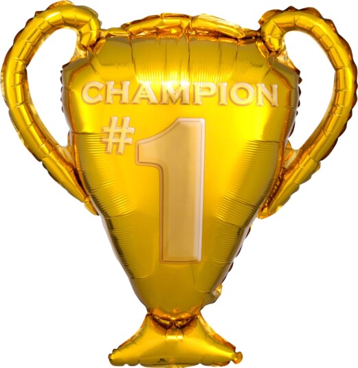 Folieballong Pokal Shape