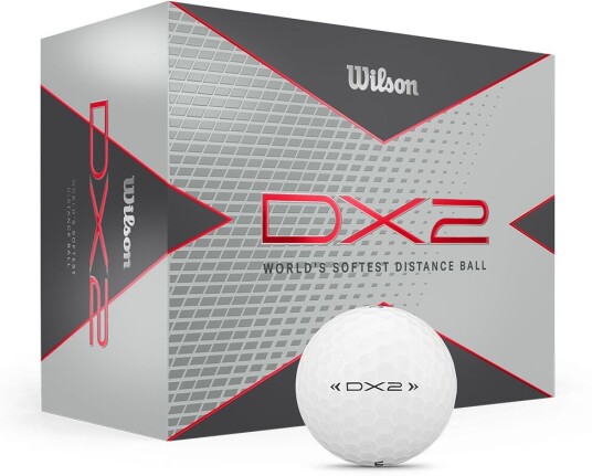 Wilson Dx2 Soft Golfball Hvit 2 Dusin