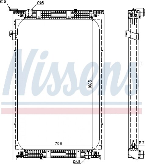 Radiator NISSENS 67171