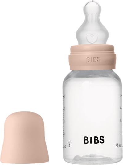 Bibs 150ml Silikon Tåteflaske Slow Flow Blush Bibs 150ml Silikon Tåteflaske Slow Flow Blush