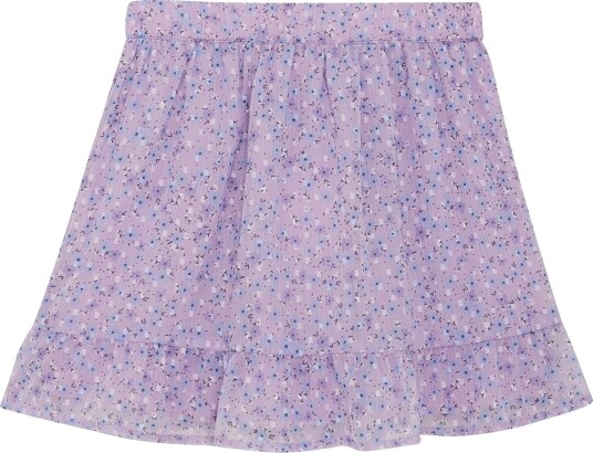 Creamie Skirt Flower Dobby Purple 128