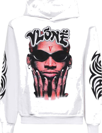 Vlone Herre Gensere & Hettegensere Hvit L, Vlone Herre Gensere & Hettegensere Hvit L,