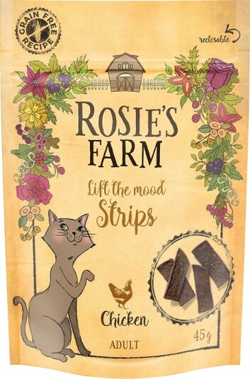 Rosie'S Farm Snack Strips Kylling 3 X 45 G Rosie'S Farm Snack Strips Kylling 3 X 45 G