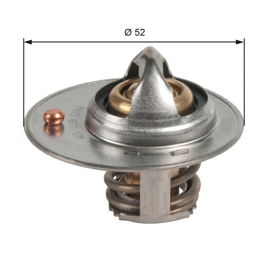 Termostat GATES TH49087G1 Termostat GATES TH49087G1