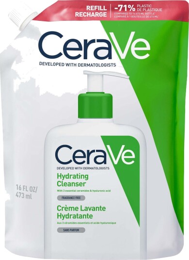 Cerave Hydrating Cleanser Rensekrem 473 ml - Fuktighetsgivende Medisinsk Ansiktsrens Cerave Hydrating Cleanser Rensekrem 473 ml - Fuktighetsgivende Medisinsk Ansiktsrens