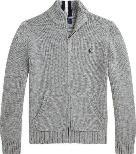 Polo Ralph Lauren Cardigan   Strikk   Andover Heather   Polo Ralph Lauren   18 20 år   Cardigan   Grå