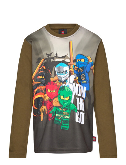 LEGO kidswear Lwtaffy 707 T Shirt L/S Khaki green 140