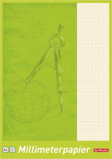 Herlitz 690404 Grønn 25 Ark A4 80 G/M² Papir 1 Stykker