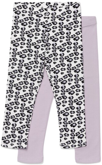 Luca & Lola Alberta Leggings 2-Pack Purple/White 122-128