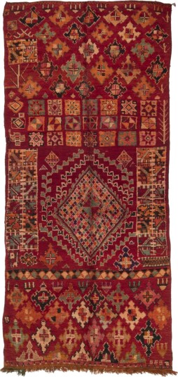 Kelim teppe Marokkansk Azilal Special Edition 360 x 160 cm Størrelse: 360 x 160 cm