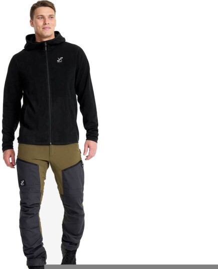 Revolutionrace Dame Overdeler Fleece & midlayers Bigfoot Half zip Pile Fleece Dame Black XS
