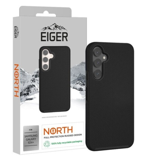 Eiger Egca00550, Deksel, Samsung, S24+, 17 Cm (6,7"), Sort Eiger Egca00550, Deksel, Samsung, S24+, 17 Cm (6,7"), Sort