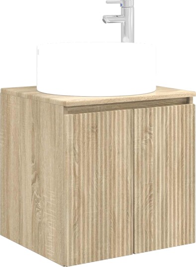 Vegghengt servantkommode Sonoma eik 49,5 x 44,5 x 65,5 cm Vegghengt servantkommode Sonoma eik 49,5 x 44,5 x 65,5 cm
