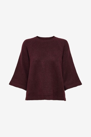 Only - Genser onlSimoni 3/4 Pullover Knt - Rød